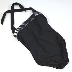 Roxanne One-Piece Halter Tie Swimsuit